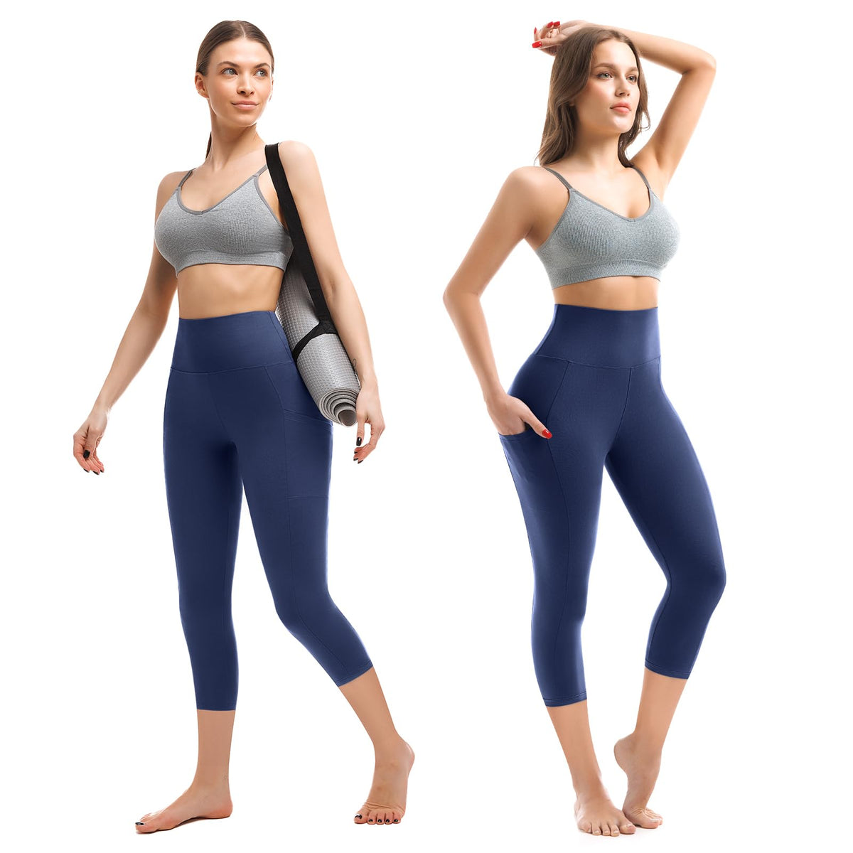 Walifrey Leggings with Pockets for Women