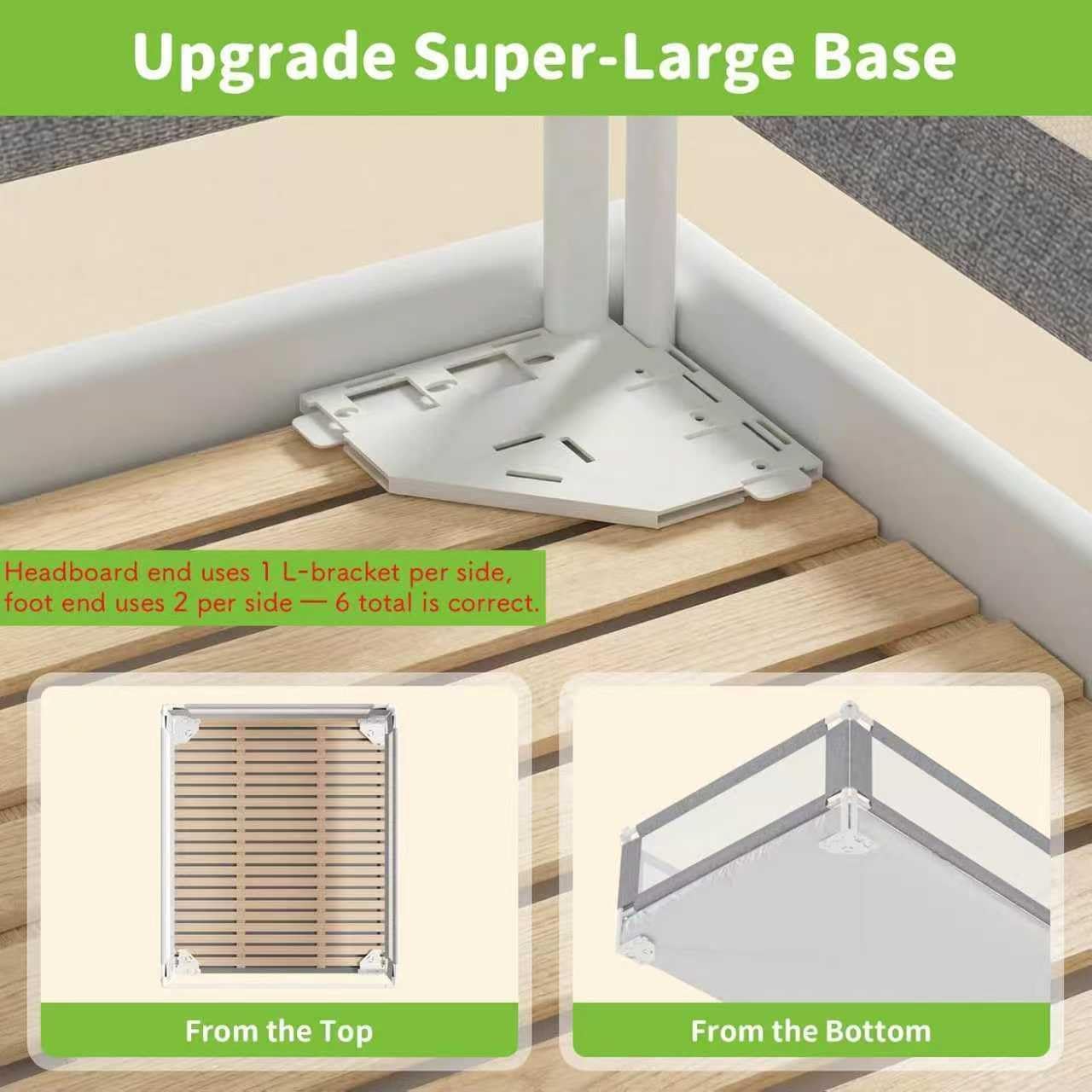 3-Piece King Size Bed Rail for Toddlers - Adjustable Baby Bed Rail Guard, Kids Safety Bed Rail for King Size Bed (78.7"x78.7"x74.8"-Grey)