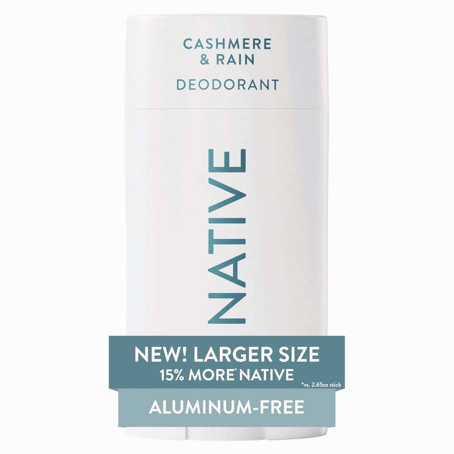 Native Aluminum Free Deodorant, Ocean & Timber, Large Size Stick, 72 Hour Odor Control, for Women & Men, Contains Naturally Derived Ingredients, 3.1 oz