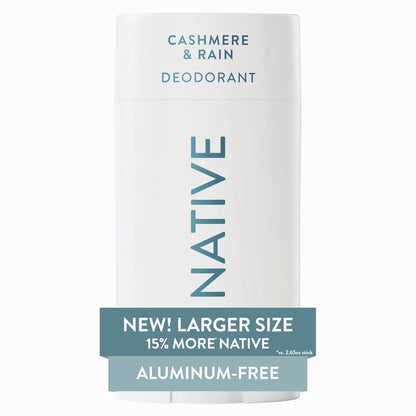 Native Aluminum Free Deodorant, Ocean & Timber, Large Size Stick, 72 Hour Odor Control, for Women & Men, Contains Naturally Derived Ingredients, 3.1 oz