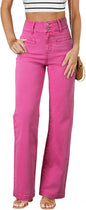 Sidefeel Jeans for Women High Waisted Straight Leg Denim Pants