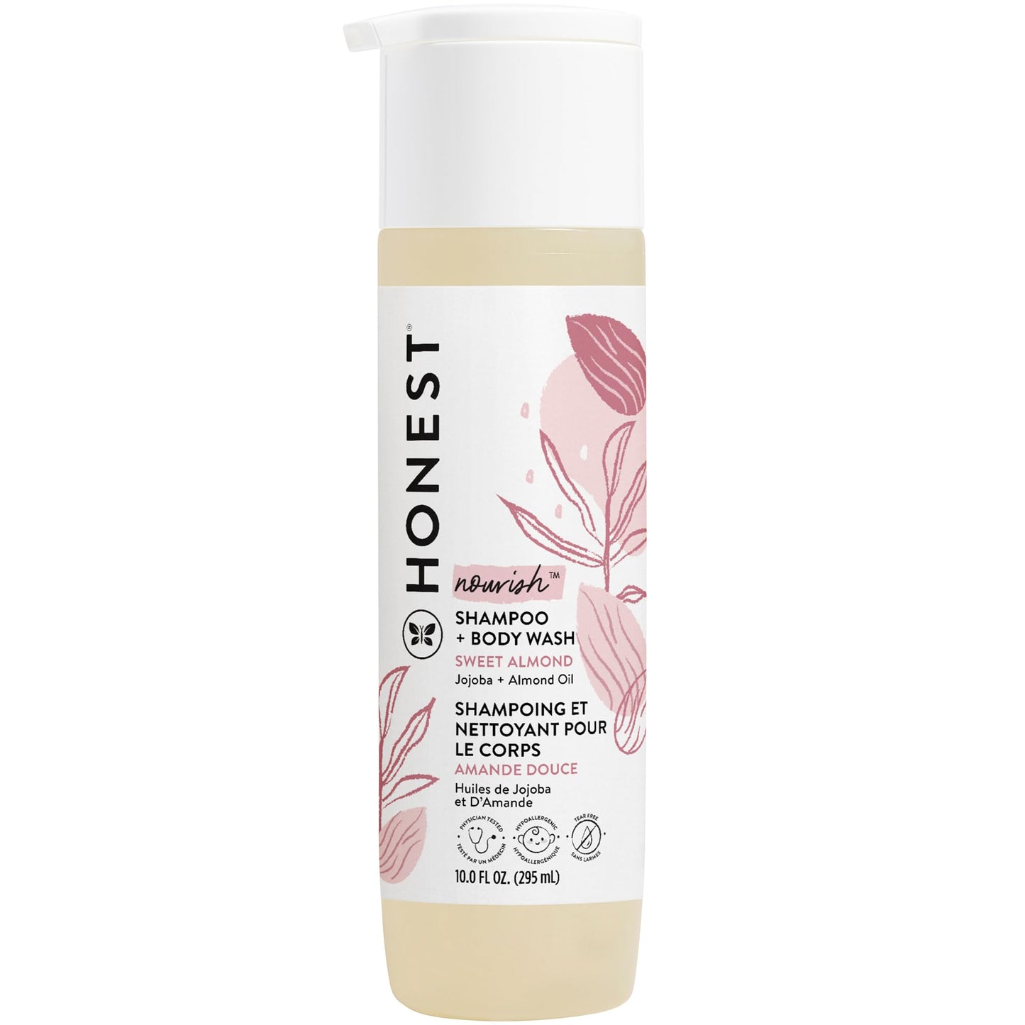 The Honest Company Shampoo & Body Wash, Tear-Free, Fragrance-Free, 10 fl oz