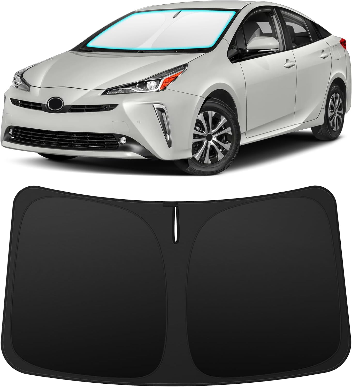 INSAUTO Custom Fit Windshield Sun Shade for Nissan Frontier 2005-2021