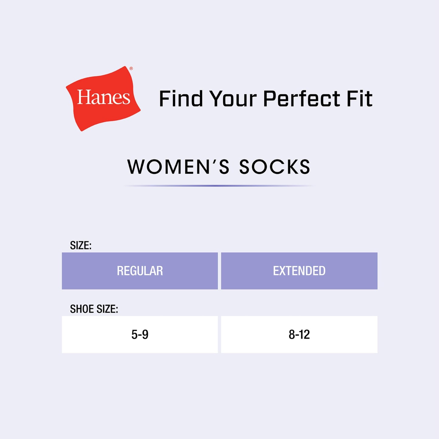 Hanes Women's Crew, Ankle, and No-Show Moisture-Wicking Cushioned Athletic Socks (14 Pack)