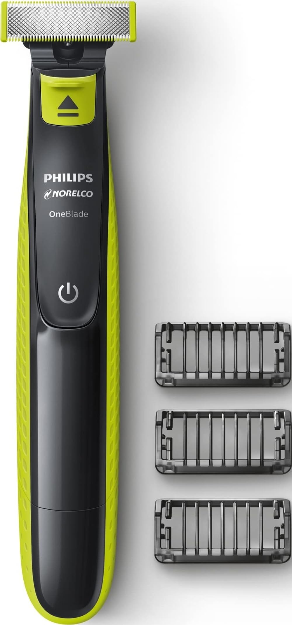 Norelco Philips OneBlade 360 Hybrid Face Trimmer and Shaver, 5 Length Comb