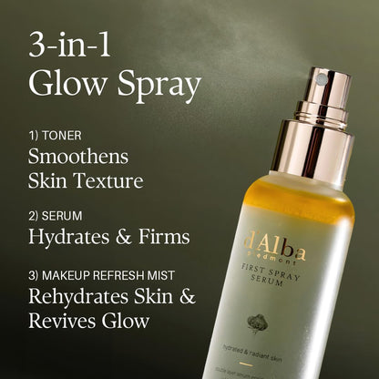 d'alba Piedmont Italian White Truffle First Spray Serum (3.38 fl oz)