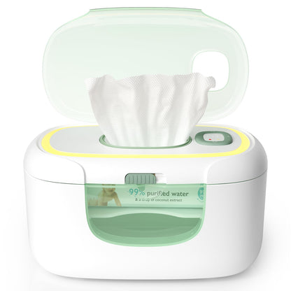 Momcozy Baby Wipe Warmer, Innovative Spring Design,Large Capacity Dispenser