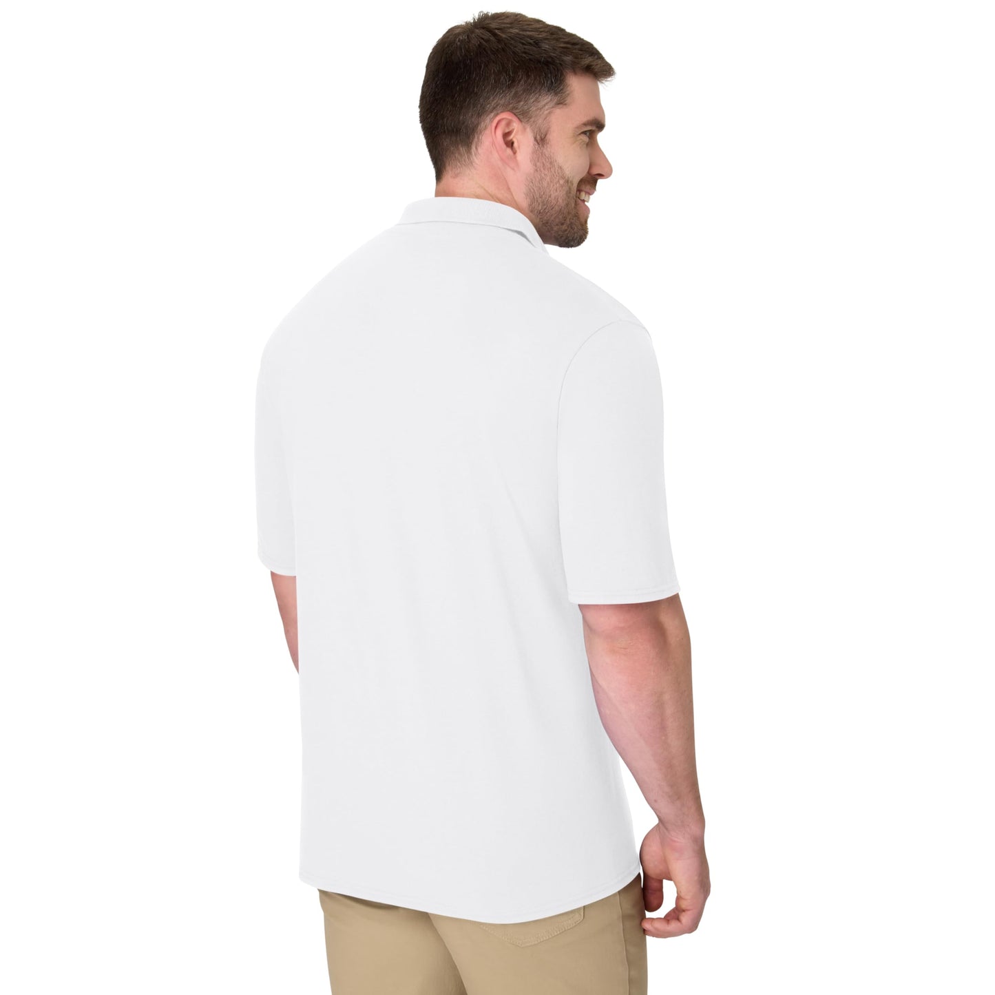 Hanes Men’s X-Temp Short Sleeve Polo Shirt, Midweight Men's Shirt