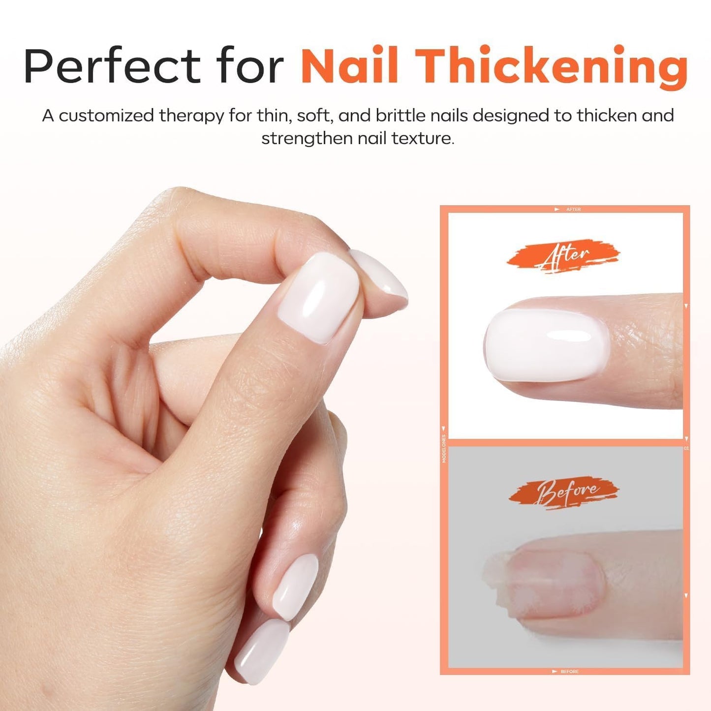 modelones Gel Top Base Coat Set 15ml 2026 Upgrade No Wipe Super Shine