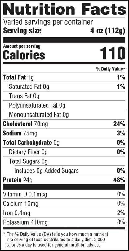 Amazon Grocery, Chicken Breast Fillets Value Pack, Boneless Skinless, 100% Natural, Weight Varies