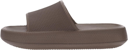 BRONAX Cushioned Thick Sole Pillow Slippers for Women and Men Y10