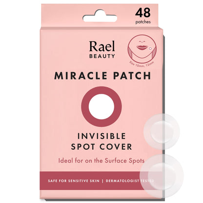 Rael Miracle Invisible Spot Cover Hydrocolloid Acne Pimple Patches (96 Ct)