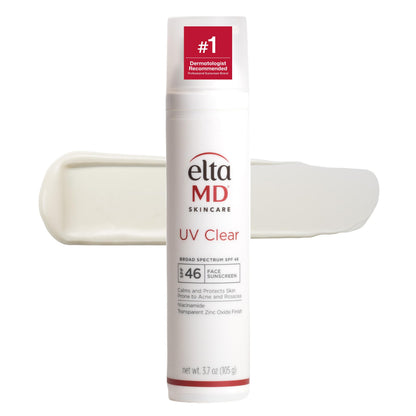 EltaMD UV Clear Face Sunscreen with Zinc Oxide, Oil-Free, SPF 46 and SPF 50