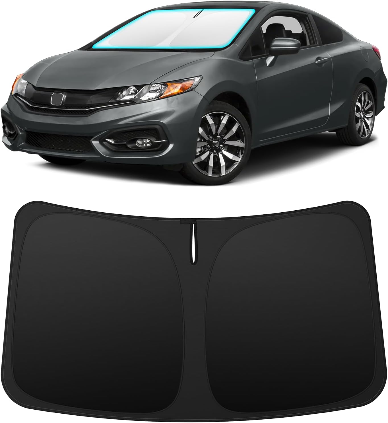 INSAUTO Custom Fit Windshield Sun Shade for Nissan Frontier 2005-2021