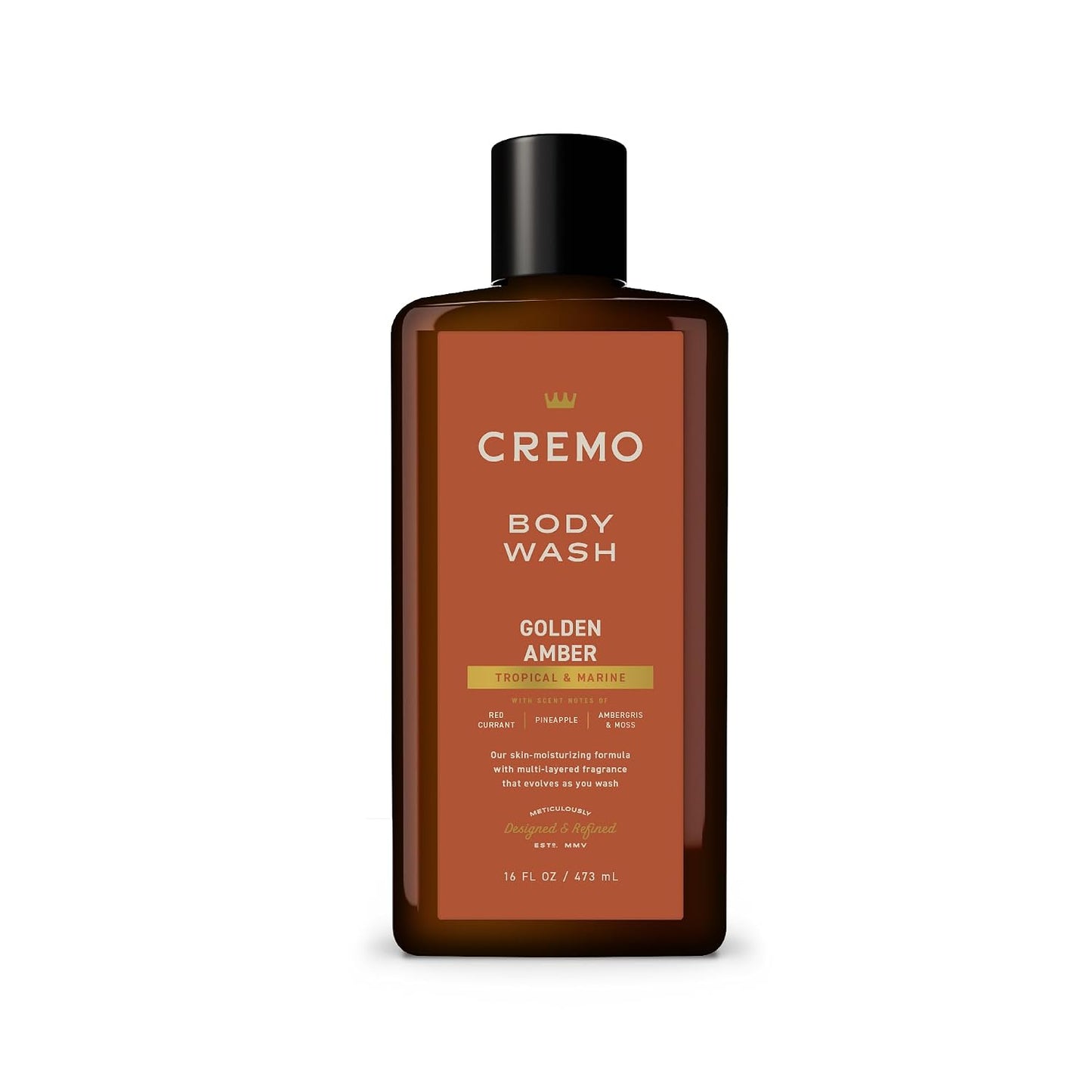 Cremo Body Wash for Men, Cypress Santal, 16 Fl Oz