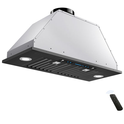 IKTCH 30 inch Insert Range Hood 900 CFM, Ducted/Ductless Vent Hood