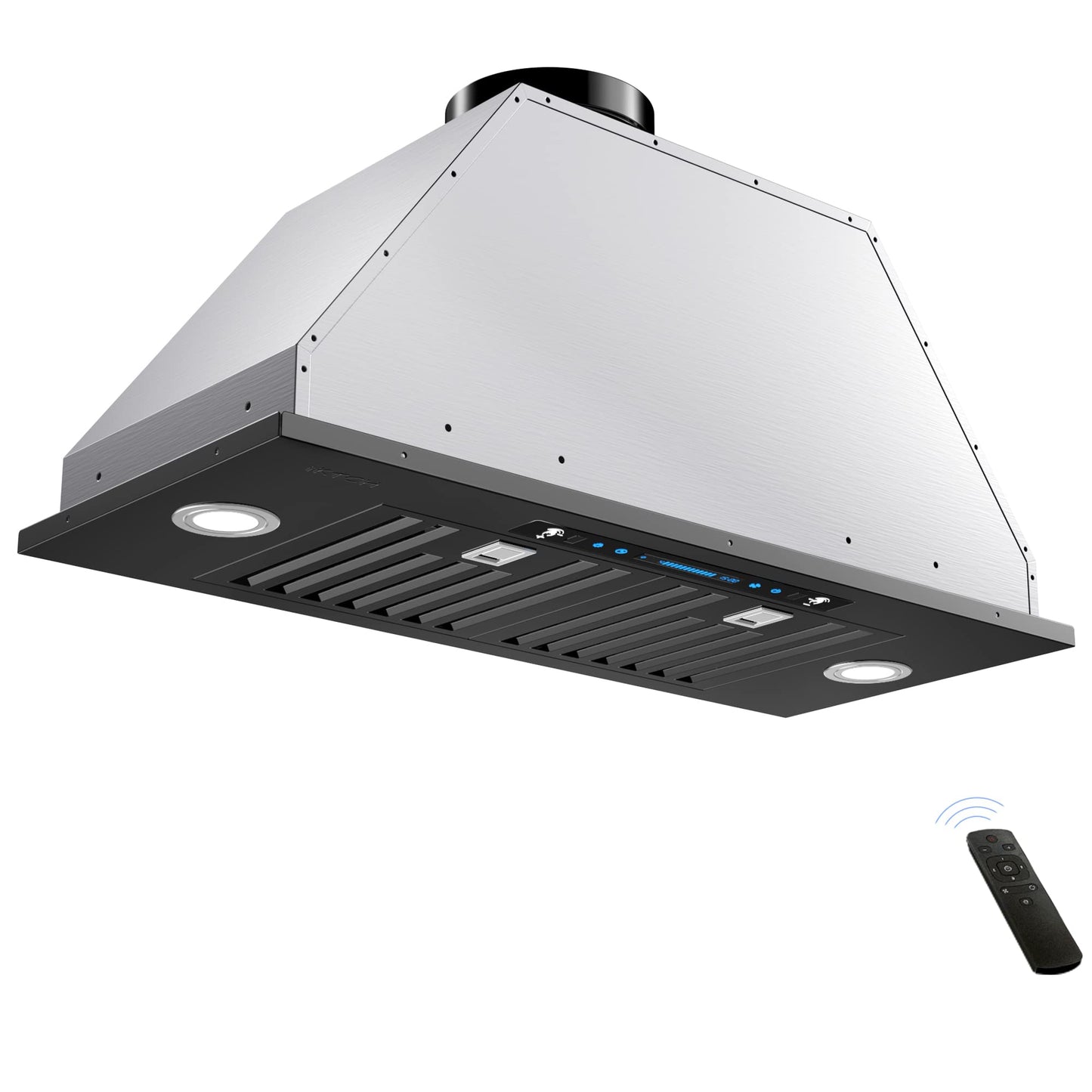 IKTCH 30 inch Insert Range Hood 900 CFM, Ducted/Ductless Vent Hood