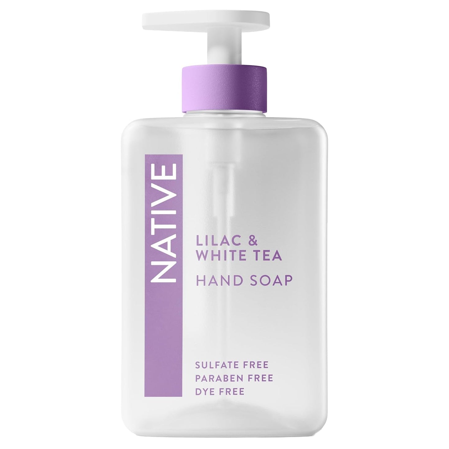 Native Liquid Hand Soap, Toasted Vanilla & Honey Scent, Non-Drying Formula for Soft, Smooth Hands, Made with Plant-Based Cleansers, Sulfate & Paraben Free, 13 oz Bottle