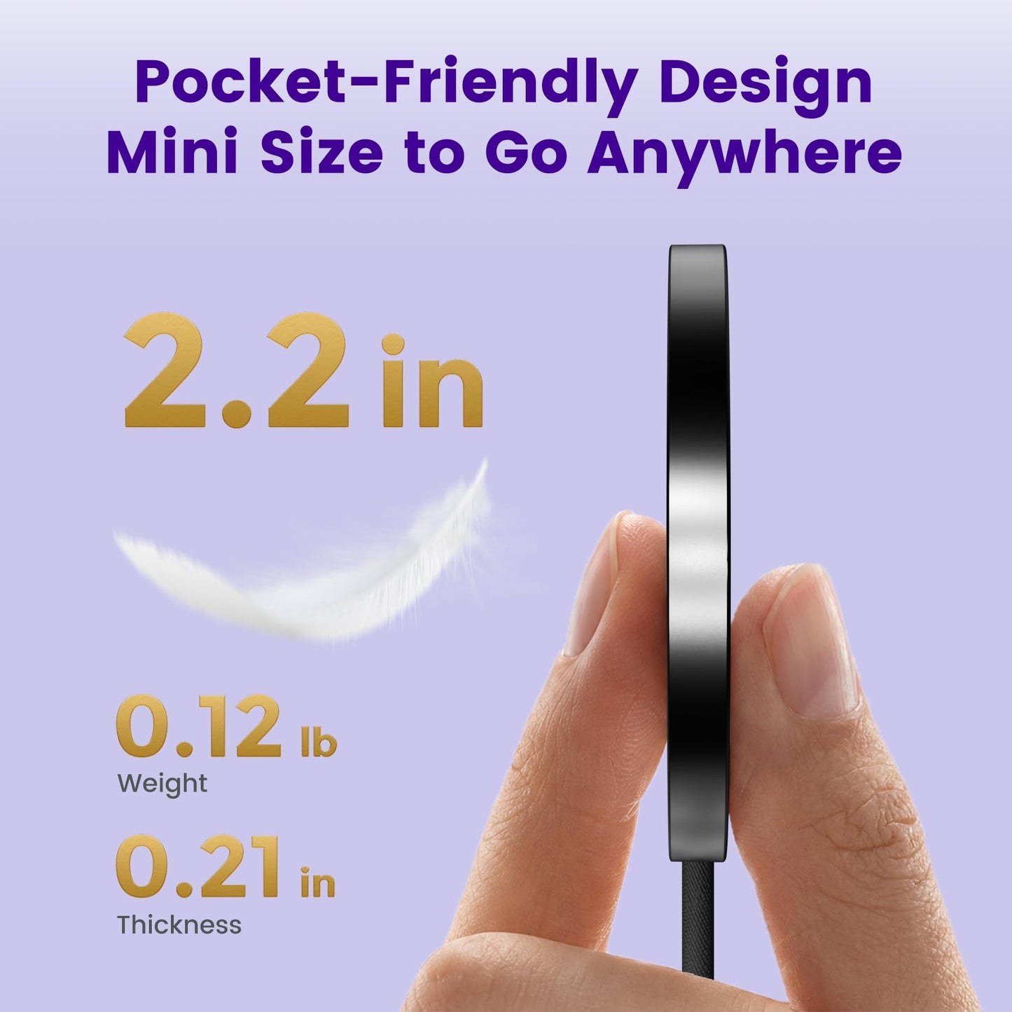 MagSafe 25W Wireless Charger for Apple Magnetic Fast Charging Pad