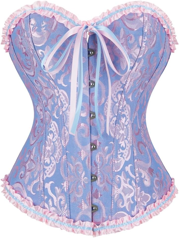 frawirshau Women's Overbust Costume Corset Renaissance Victorian