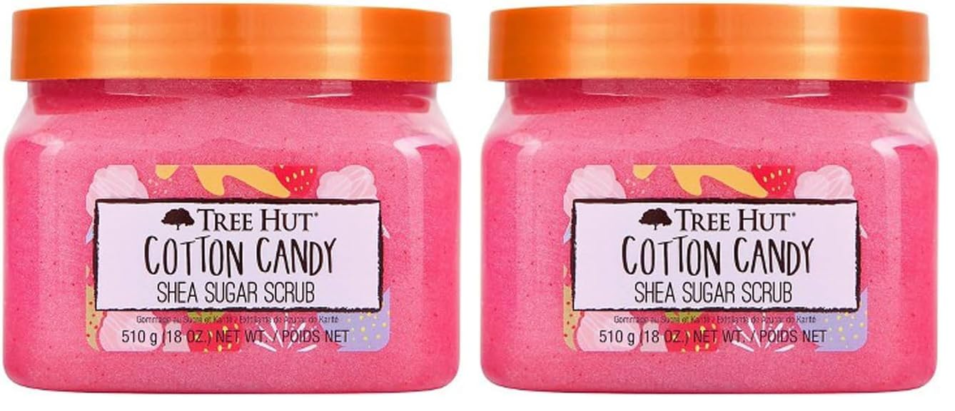Tree Hut Body Scrub for Women, Pink Hibiscus, 18 Oz