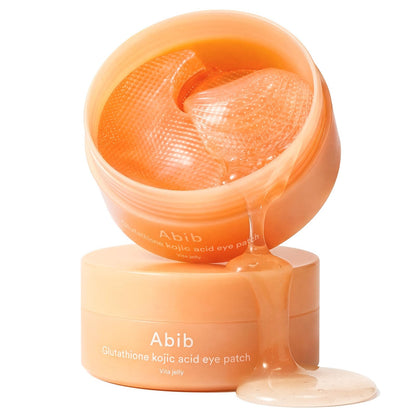 Abib PDRN Retinal Eye Patches for Rejuvenating & Puffy Eyes with Glow Jelly, Niacinamide, 60 Count, Korean Skin Care