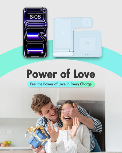 GETPALS Wireless Charger iPhone Charging Station for Apple Multiple Devices