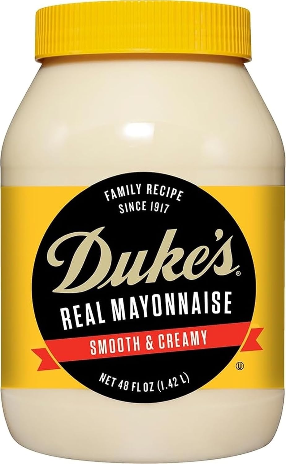 Duke’s Real Mayonnaise Jar – Original Smooth & Creamy Taste, 48 Ounce (Pack of 1)