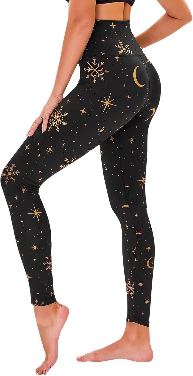 TNNZEET High Waisted Leggings for Women - No See Through Tummy Control Cycling Workout Yoga Pants with Pockets Reg & Plus