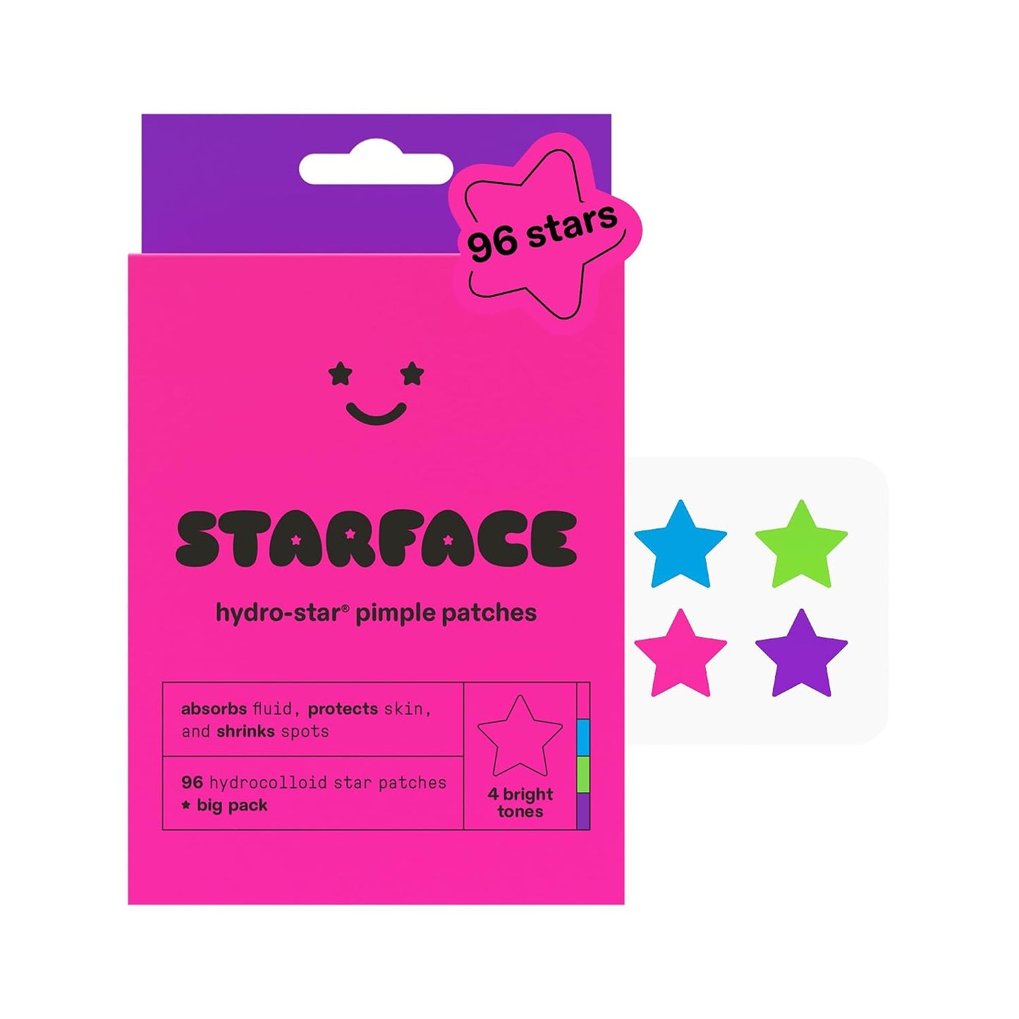 Starface Hydro-Star® Snoopy Red Puffer Hydrocolloid Pimple Patch, 32 ct