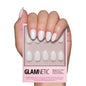 Glamnetic Press On Nails - Short Almond, Glossy Fake Nails 24 Pc Full Kit