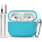 Ljusmicker for AirPods 4 Case 2024 with Cleaner Kit,Milk Tea