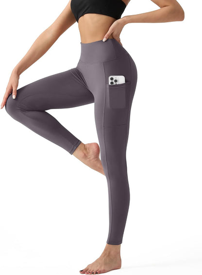 YUDSUD High Waisted Leggings for Women - Tummy Control Yoga Pants for Workout Running Athletic Women's Leggings Plus Size