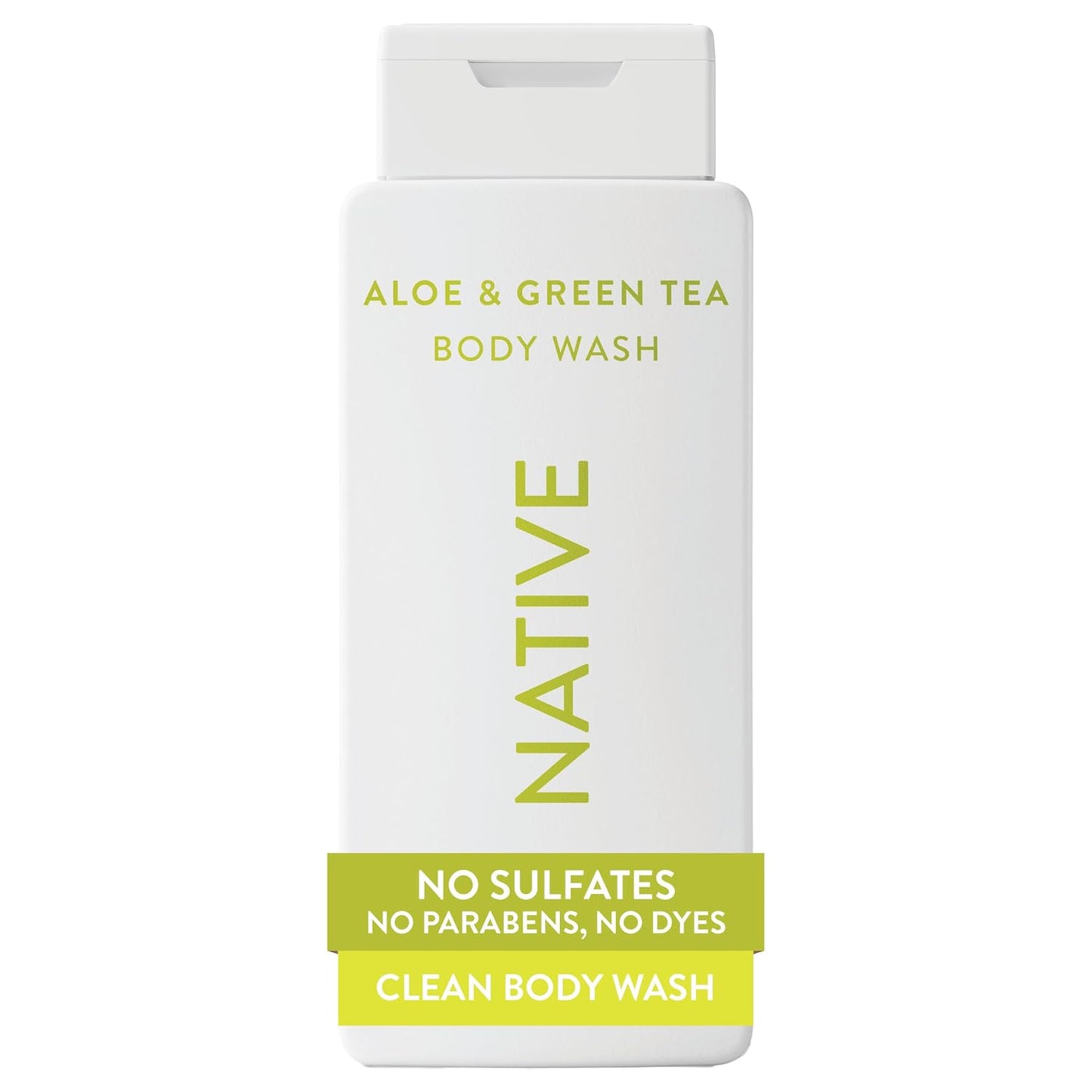 Native Clean Body Wash, Gentle & pH-balanced for Sensitive Skin, 24-Hr Freshness for Women & Men, Vegan & Cruelty-Free, Free of Sulfates, Parabens & Phthalates, Cashmere & Rain, 18 fl oz
