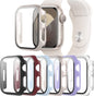 6-Pack Case with Screen Protector for Apple Watch SE3/SE2/SE/6/5/4 40mm
