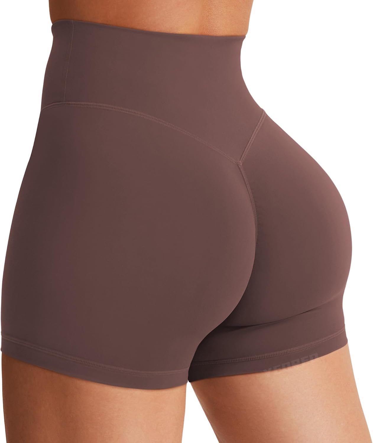 YEOREO SoftHue Women's Biker Shorts Workout Hidden Scrunch Gym Shorts