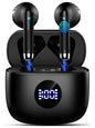 Wireless Earbuds, Bluetooth 5.4 Ear Buds, LED Power Display, 6D Bass Stereo