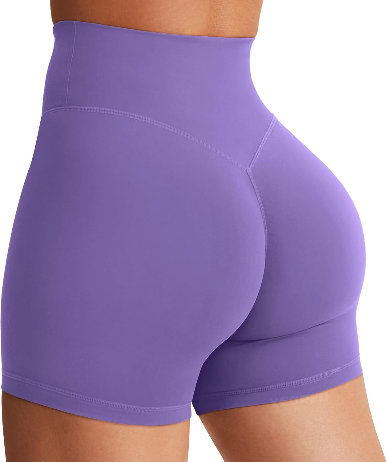 YEOREO SoftHue Women's Biker Shorts Workout Hidden Scrunch Gym Shorts