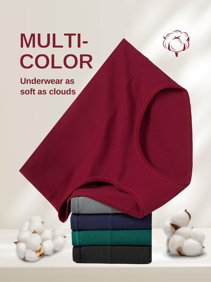 Vevmon Cotton Underwear for Women High Waisted Soft Ladies Panties 5 Pack