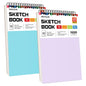 Soucolor Sketch Book 9" x 12", 100 Sheets Kids Art Sketchbook Drawing Pad