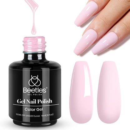 Beetles Purple Gel Nail Polish, 1 Pcs 15ml Purple Gel Polish