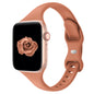 Thin Slim Band Compatible with Apple Watch 38mm 40mm 41mm 42mm 44mm 45mm 46mm 49mm, Replacement Silicone Sport Strap for iWatch Series 11/10/9/8/7/6/5/4/3/2/1 Ultra SE Women Men, Light Blush