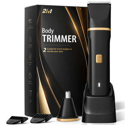 Risina 2-in-1 Bikini Trimmer for Women, Women's Electric Razor, Face Shaver