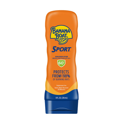 Banana Boat Sport Ultra Sunscreen Lotion SPF 30, Travel Size 3oz Twin Pack, Sweat & Water Resistant Sunblock for Active Lifestyle(Pack of 2)