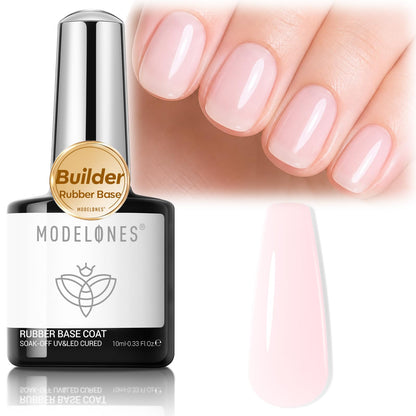 modelones Gel Top Base Coat Set 15ml 2026 Upgrade No Wipe Super Shine