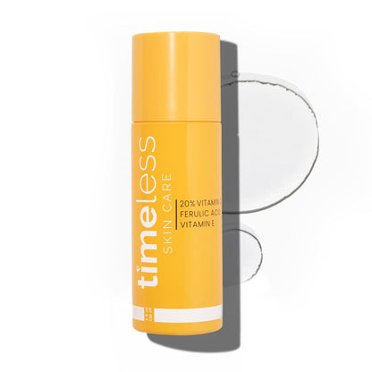 Timeless 20% Vitamin C + E Ferulic Acid Serum, Antioxidant, 4 fl oz