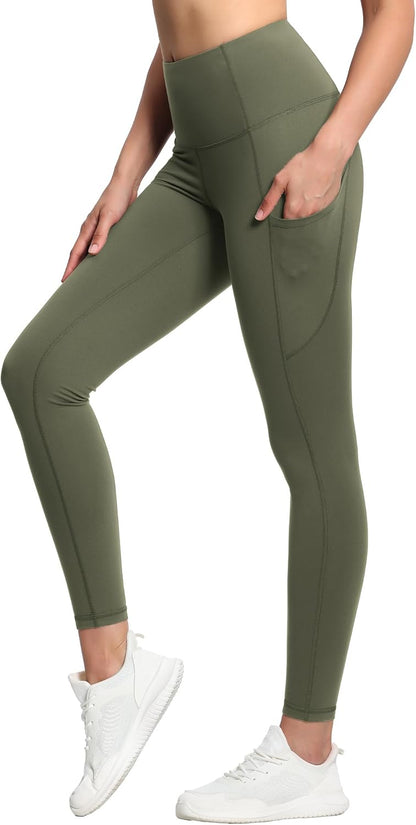 THE GYM PEOPLE Women's Thick High Waist Yoga Pants Workout Leggings