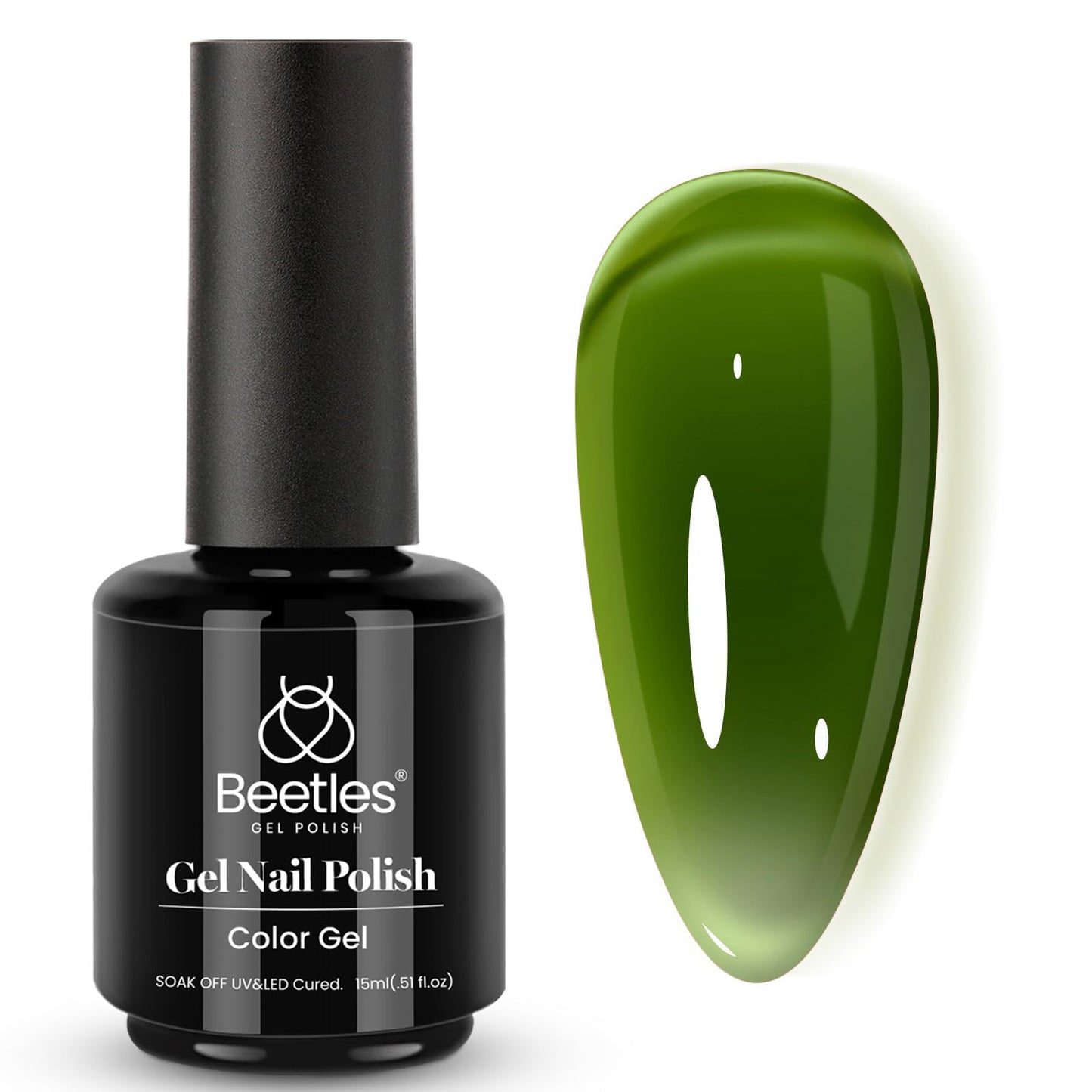 Beetles Purple Gel Nail Polish, 1 Pcs 15ml Purple Gel Polish