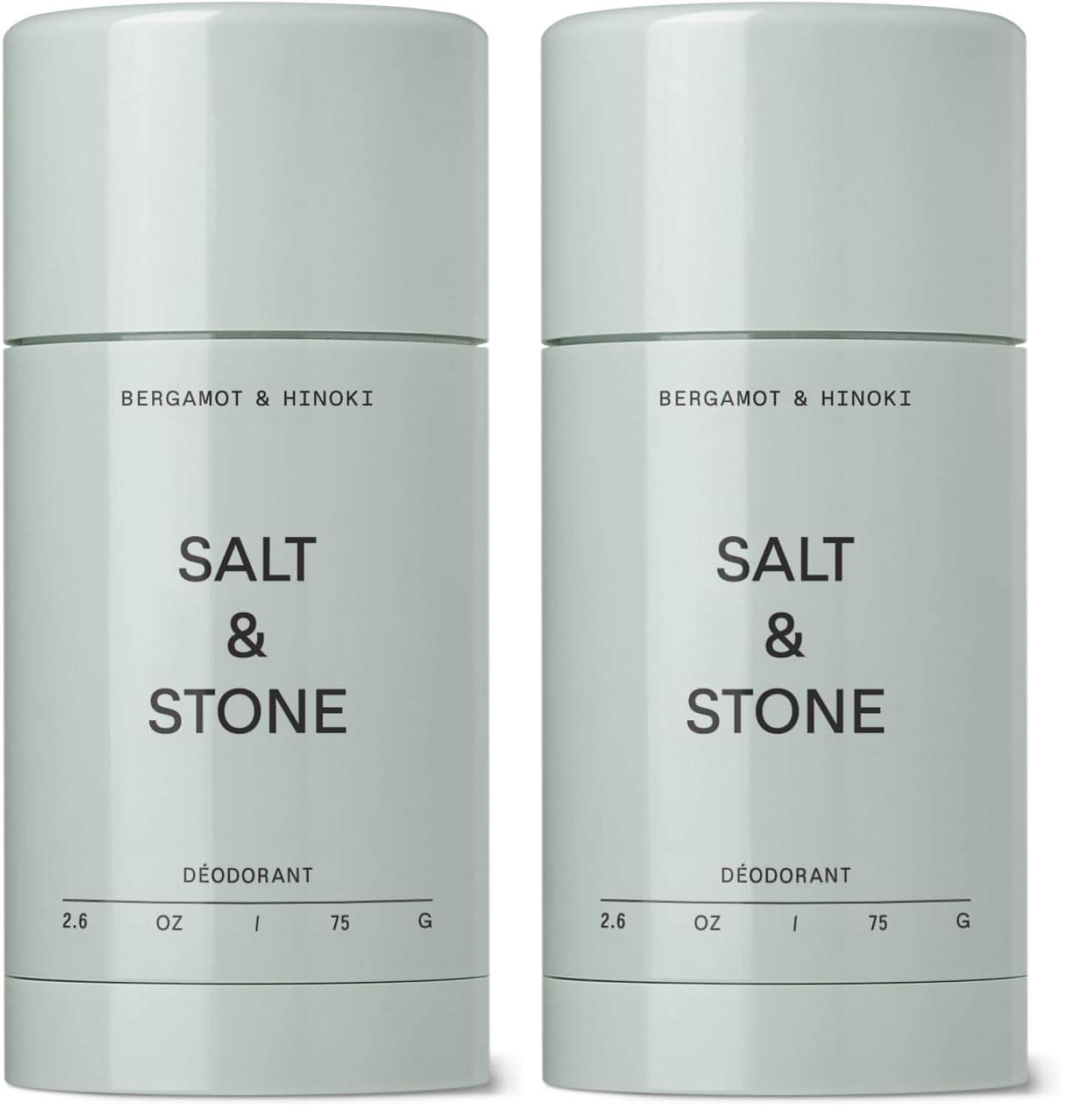 Salt & Stone Aluminum-Free Deodorant, Women & Men Santal & Vetiver 2.6 oz