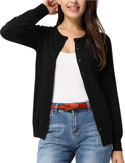 GRACE KARIN Knit Cardigan Sweaters for Women Lightweight Fall Outfits 2026